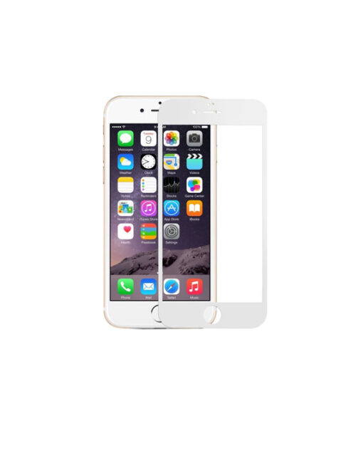 iPhone 6 kaitseklaas täisekraan valge