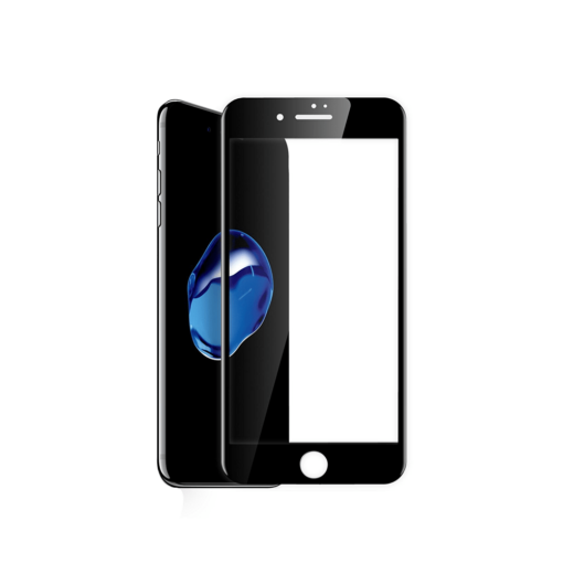 iPhone 8 iPhone 7 täisekraan kaitseklaas must