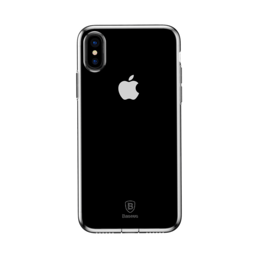 iPhone X ümbris Baseus Simple Gel TPU silikoon läbipaistev 1
