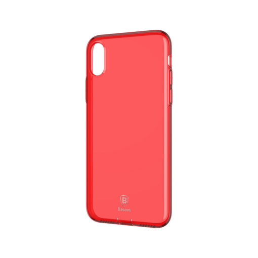 iPhone X ümbris Baseus Simple Gel TPU silikoon punane
