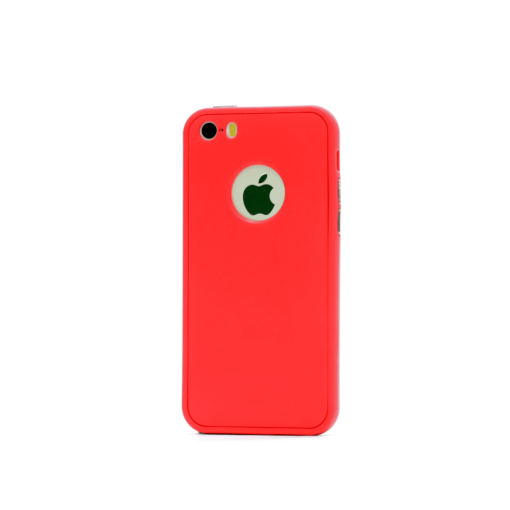 iphone 5 5s se 360 silikoonist ümbris punane 1 min