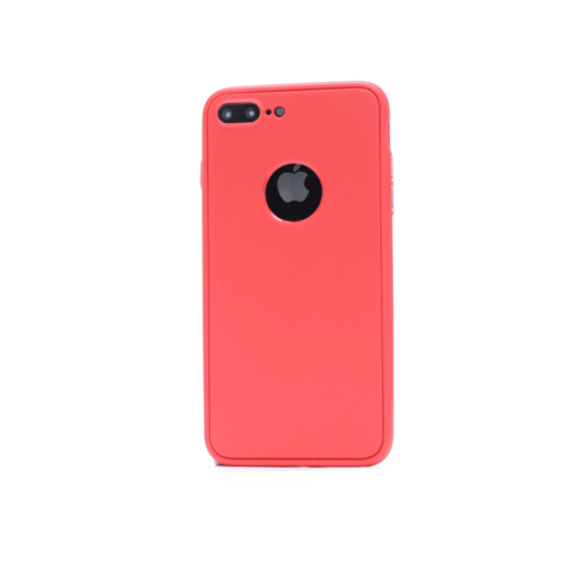 iphone 7 plus 360 silikoonist ümbris punane
