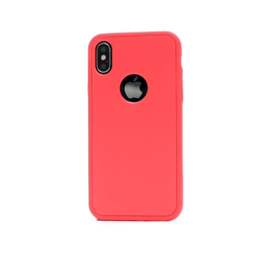 iphone xs 360 silikoonist ümbris punane 1