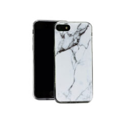iPhone 7 Plus iPhone 8 Plus ümbris marmor valge