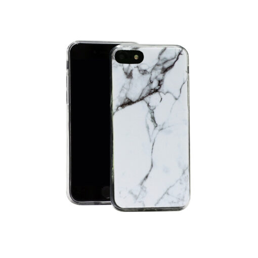 iPhone 7 iPhone 8 ümbris marmor valge