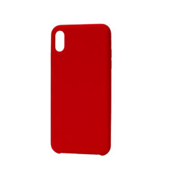 iPhone XS max kaaned silikoonist punane