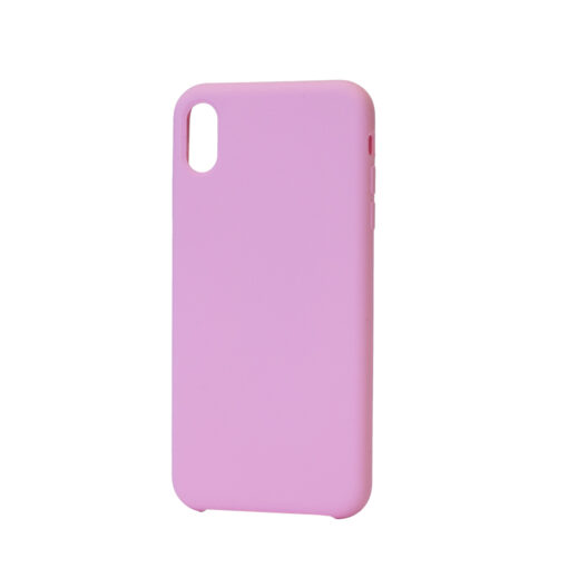 iPhone XS max kaaned silikoonist roosa