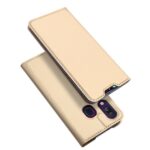 Samsung A40 nahast kaaned kuldne Dux Ducis (6) Samsung A40 nahast Dux Ducis kaaned