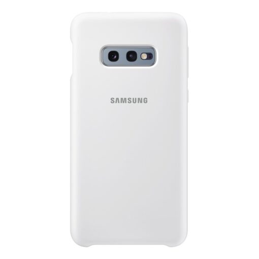 Samsung S10e ümbris silikoonist valge