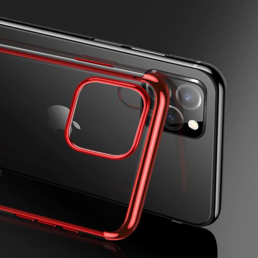 iPhone 11 ümbris silikoonist punaste läikivate servadega 5