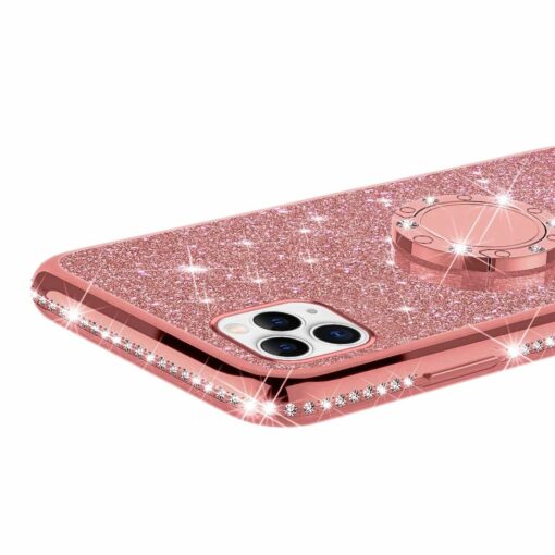 iPhone 11 ümbris teemant roosa silikoonist 3