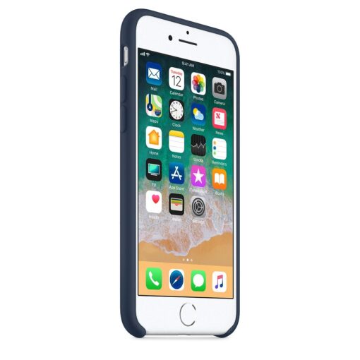 iPhone SE 2020 iPhone 8 ja iPhone 7 pehmest silikoonist tumesinine ümbris 4