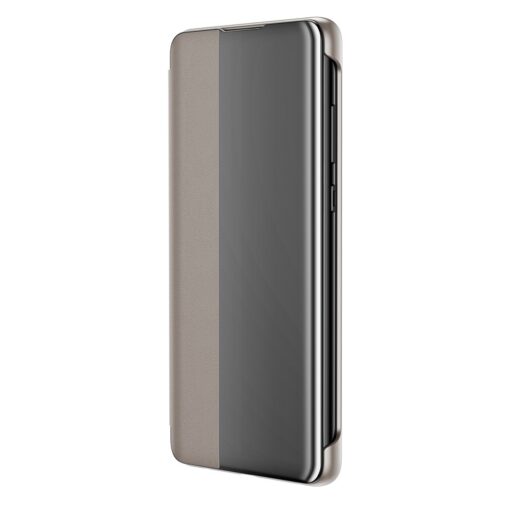 Huawei P30 Smart View Flip Cover Bookcase kaaned Smart Window khaki 6