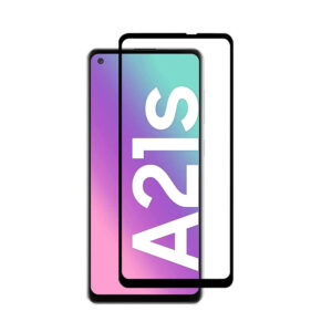 Samsung A21S kaitseklaas täisekraan