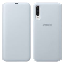 Samsung A50 kaaned valged