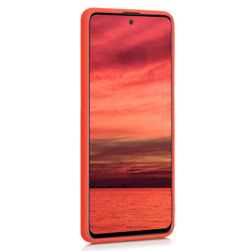 Samsung A71 silikoonist ümbris punane eest