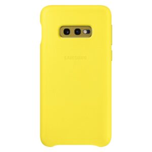Samsung S10e originaal nahast kaaned kollane EF-VG970LYEGWW