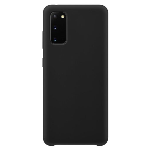 Samsung S20 ümbris silikoonist musta värvi