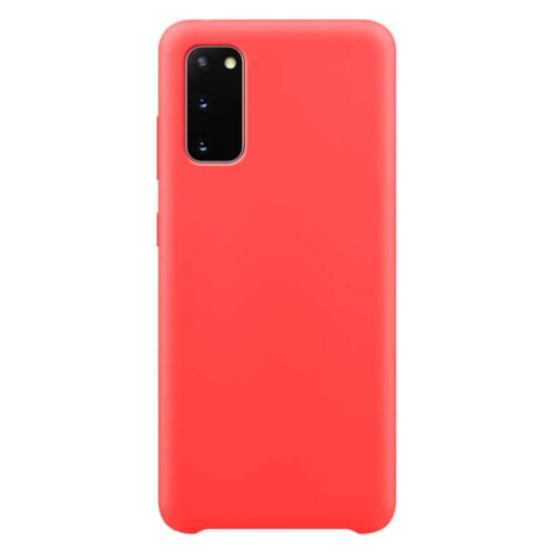 Samsung S20 ümbris silikoonist punane