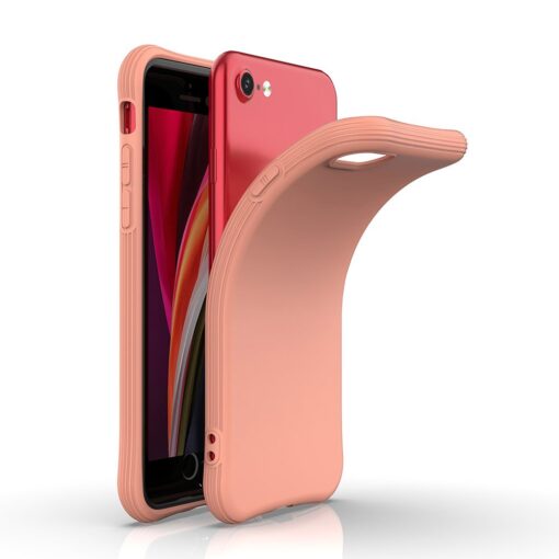 eng pl Soft Color Case flexible gel case for iPhone SE 2020 iPhone 8 iPhone 7 orange 61461 2