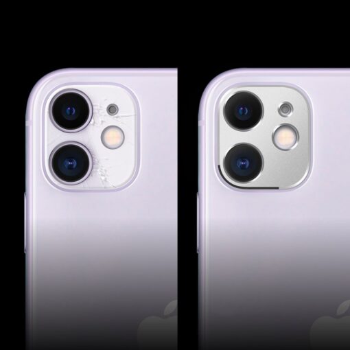 iPhone 11 kaamera kaitse Ringke hõbedane 7