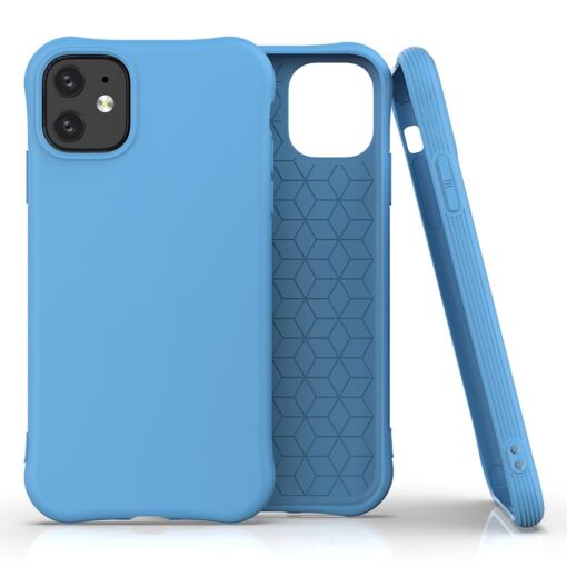 iPhone 11 kaitseümbris silikoonist sinist värvi tugev 1