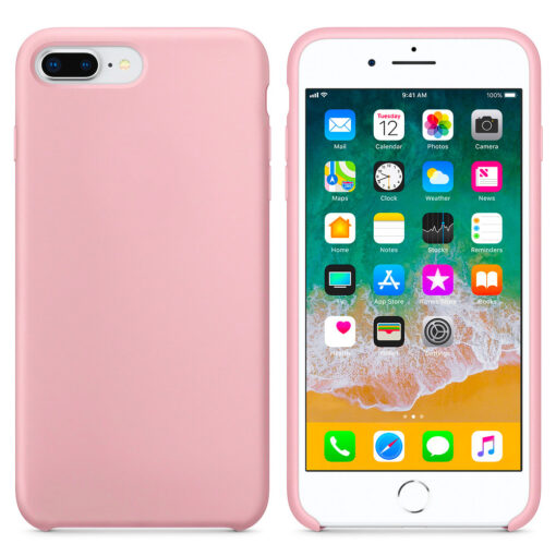iPhone 8 Plus silikoonist kaaned roosat värvi eest tagant