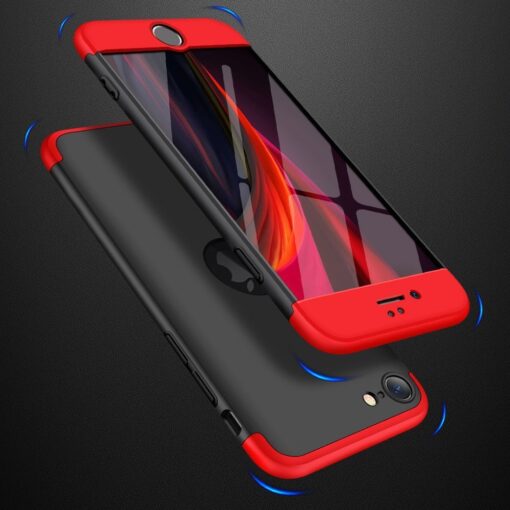 iPhone SE 2 360 kaaned plastikust punane must 4