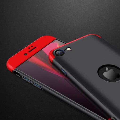 iPhone SE 2 360 kaaned plastikust punane must 8