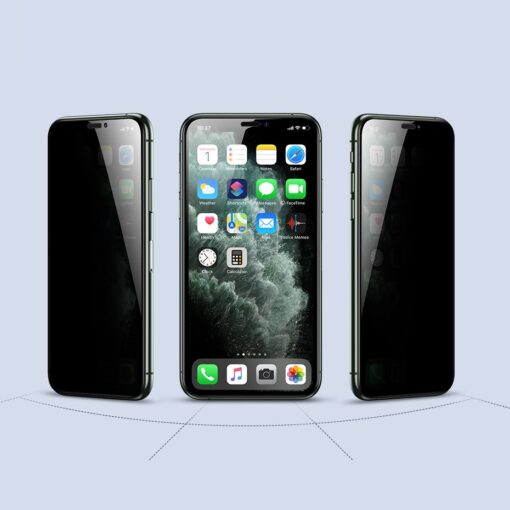 iPhone XR kaitseklaas privaatsusfiltriga täisekraan 8
