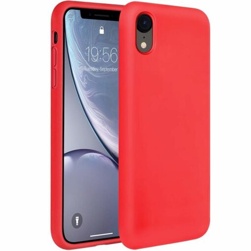 iPhone XR ümbris silikoonist punane 1