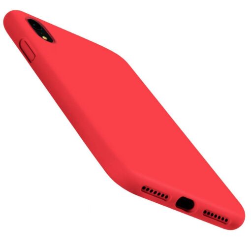 iPhone XR ümbris silikoonist punane 3