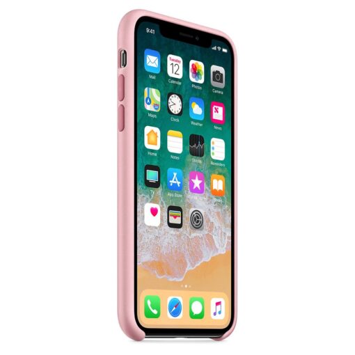 iPhone XS ümbris silikoonist roosa 4
