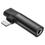 iPhone lightning to 3.5mm and lightning adapter