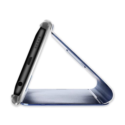 Huawei P30 Lite clear view kaaned plastikust hõbedased 6