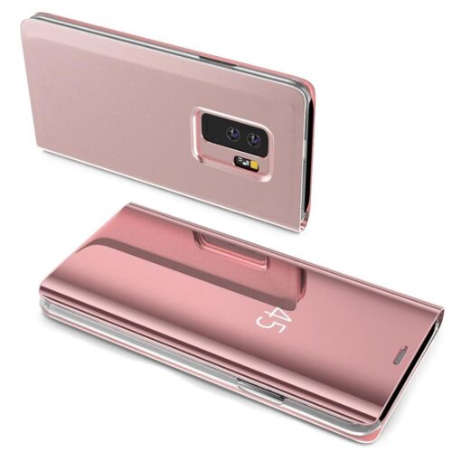 Huawei P30 Lite clear view kaaned roosat värvi plastikust 1