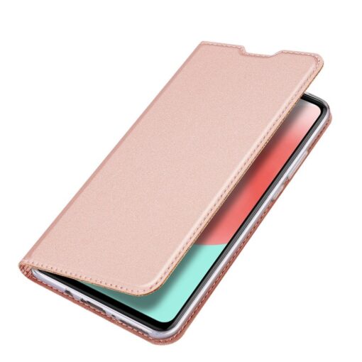 Samsung A41 kaarditaskuga kaaned roosat värvi kunstnahast DUX DUCIS 4
