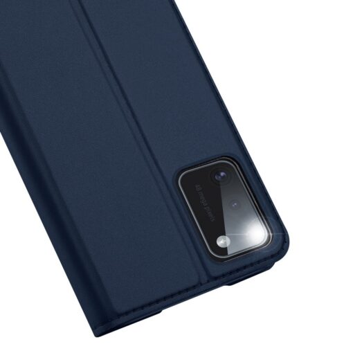 Samsung A41 kaarditaskuga kaaned sinist värvi kunstnahast DUX DUCIS 3