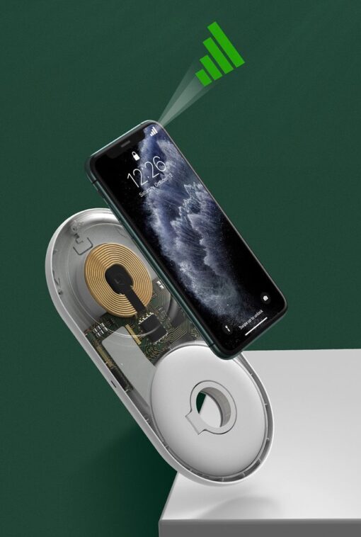 Baseus Planet 3in1 10W juhtmevaba Qi laadija Telefon AirPods Apple Watch seinadapter must 18