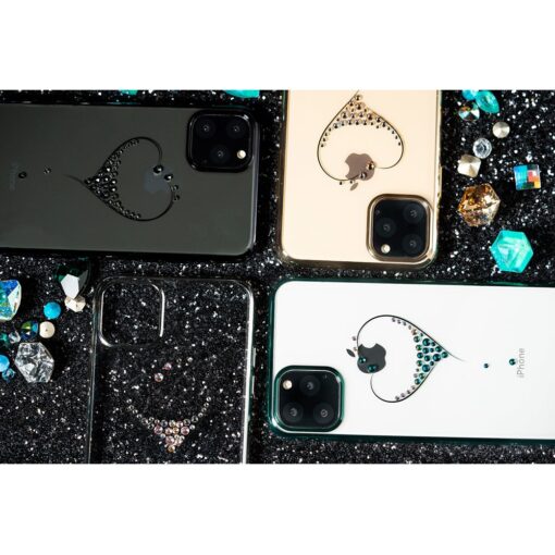 Kingxbar Wish Series case decorated with original Swarovski crystals iPhone 11 black 13