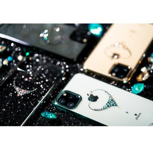 Kingxbar Wish Series case decorated with original Swarovski crystals iPhone 11 black 14