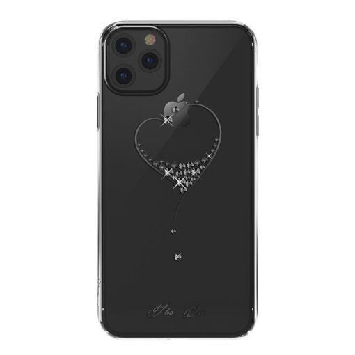 Kingxbar Wish Series case decorated with original Swarovski crystals iPhone 11 black