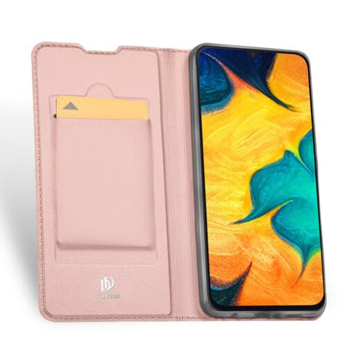 Samsung A20e kaaned DUX DUCIS Skin Pro Bookcase roosa 4