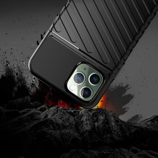 iPhone 11 Pro Max ümbris silikoonist tugev must 4