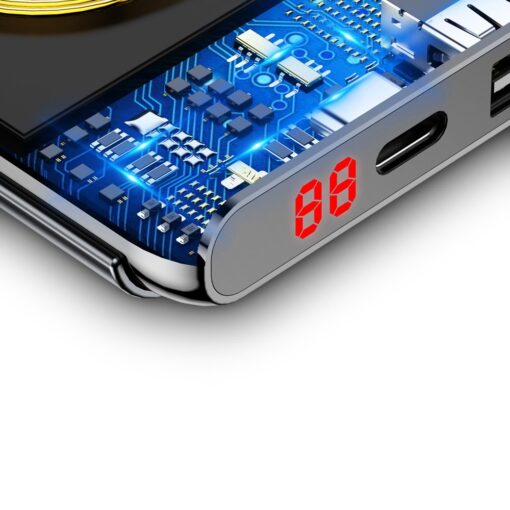 Juhtmevaba laadijaga akupank Baseus Wireless Charger Qi 10 000 mAh 15W USB Type C PD Quick Charge 3.0 QC WXHSD D01 16