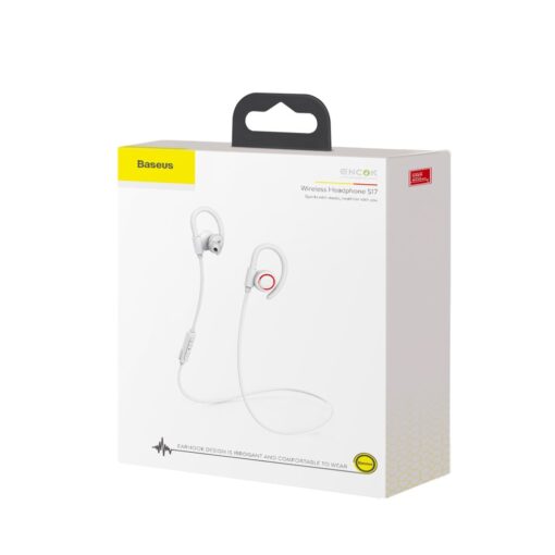 Juhtmevabad kõrvaklapid Baseus Encok Sports S17 IPX5 Bluetooth 5.0 valge NGS17 02 16