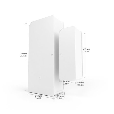 Sonoff DW2 Wi Fi juhtmevaba ukse või akna andur sensor valge M0802070002 15