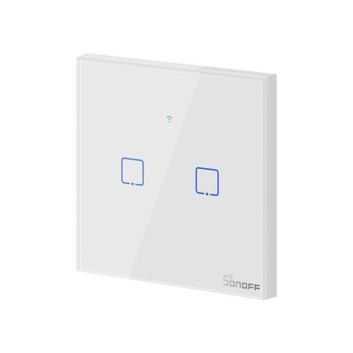 Sonoff T0EU2C TX kahe kanaliga puutetundlik seinalüliti WiFiga juhtmevaba valge IM190314010 3