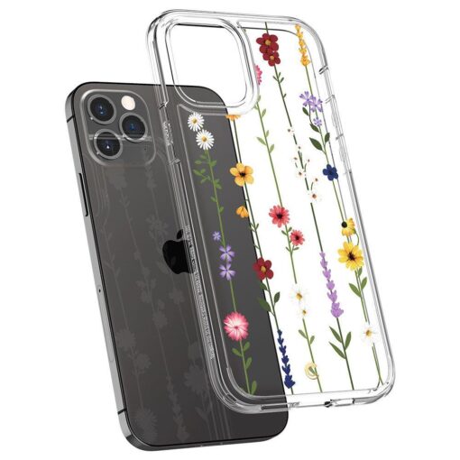 iPhone 12 12 Pro Spigen Cyrill Cecile ümbris silikoonist Flower Garden 3