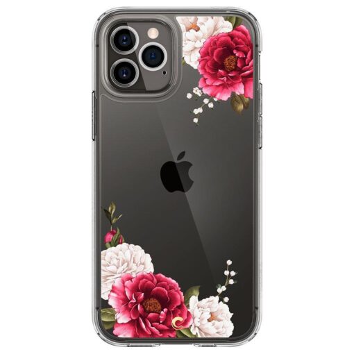 iPhone 12 12 Pro Spigen Cyrill Cecile ümbris silikoonist Red Floral